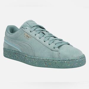 Teal gum ball puma tennis shoes